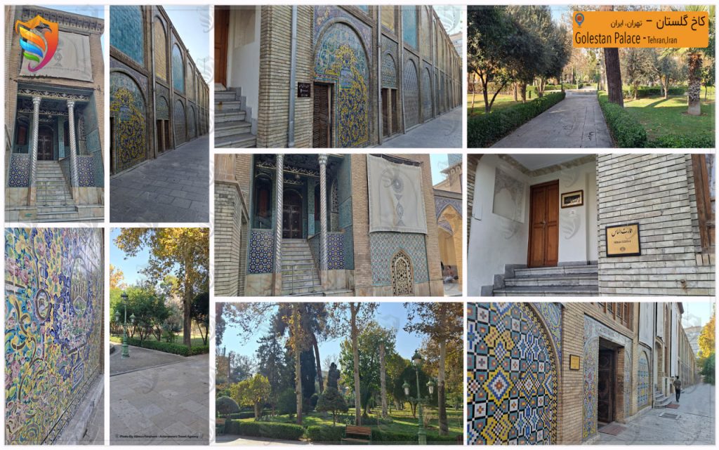 مکان نمایی بخش های کاخ گلستان