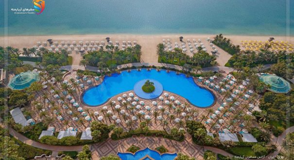 نمای استخر Hotel Atlantis The Palm Dubai | هتل آتلانتیس پالم دبی از بالا